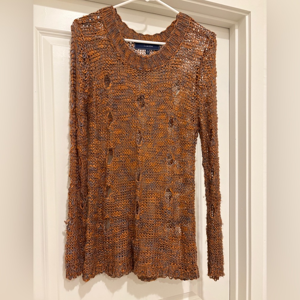 Brown Knit Sweater